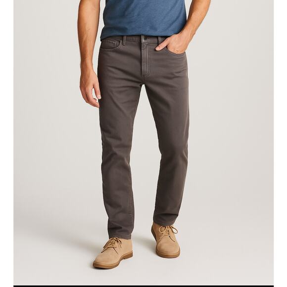 Lucky Brand 412 Athletic Slim Pants Men’s 30x30 Gray Brown Stretch Casual Jeans - Picture 2 of 9